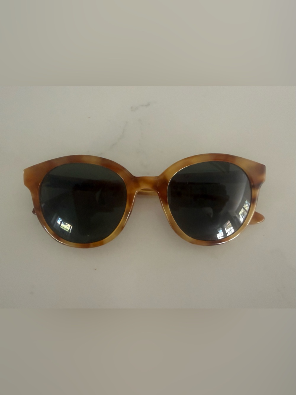 CHROME HEARTS - Round Tortoiseshell Unisex Sunglasses - Brown Lenses